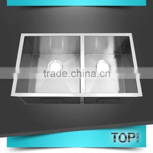 China Manufacturer Professional Double Bowl Stainless Steel Sink thumbnail-1