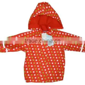 Waterproof Cute Hooded Durable PU Kids Raincoat thumbnail-4