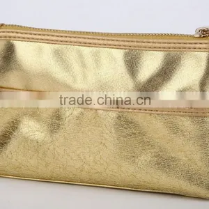 High Quality PU or PVC Leather Popular Color Cosmetic Bag for Women thumbnail-4