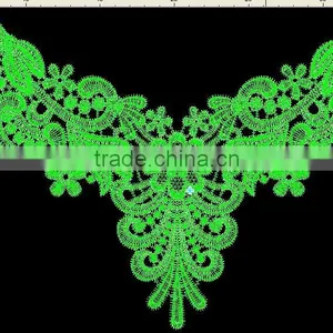 2016 New Chemical Water Soluable Lace Halter Neck Wedding Dresses thumbnail-5