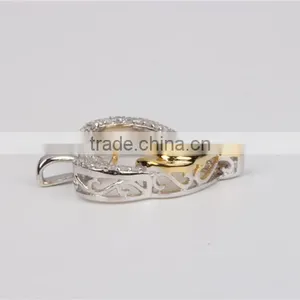 2016 Valentine's Day Gift for Girl Friend Heart Shape 10k Gold Fashion Pendant thumbnail-4