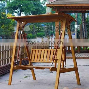 Hot Sales! Wooden Swing Chair / Garden Swing / Patio Swing With Canopy thumbnail-1