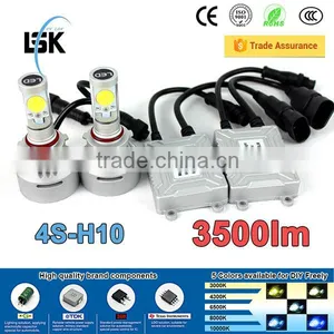 China Factory Direct Newest 4s H10 Car Led Headlight 5 Color Available DIY Freely thumbnail-1