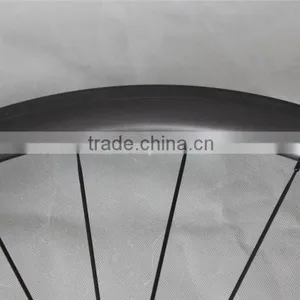 40T Powerway Hub Black Tubular Carbon Road Bike Carbon Wheelset UD Matt Carbon Wheels W40T thumbnail-4