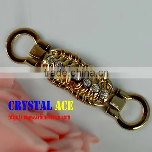 2015 Fashion Rhinestone Buckle, Crystal Rhinestone Ribbon Buckle for Bikini Decoration thumbnail-4
