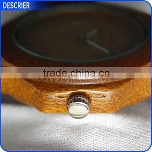 2016 New Bamboo Wooden Watch With Japan Movement Custom Dial Wood Watch thumbnail-3