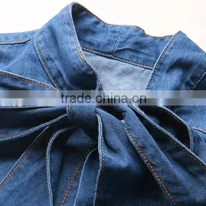Newest Jean Shirt Floral Jean Tops Jean Summer Shirts thumbnail-2