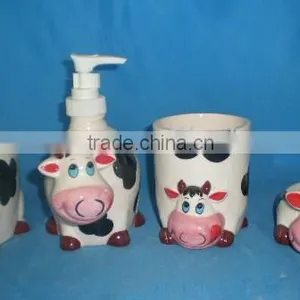Milk Caw Ceramic Soap Set Baby Bath Set thumbnail-1