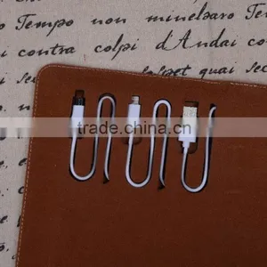 Wholesale High Quality Multifunction Business Custom Leather Trifold Power Bank Notebook thumbnail-4
