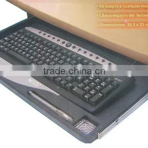 Adjustable Computer Desktop Keyboard Stand thumbnail-3