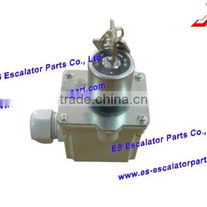 SCHINLDER Escalator Parts , Escalator 9300 Key Switch Assembly for Schinlder thumbnail-1
