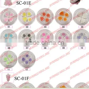 Ceramic 3D Nail Sticker Flower For Nail Art Tips Decorations Free Shipping 6397 thumbnail-1