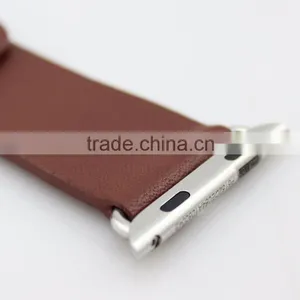 New Genuine Leather Watch Band Strap Band Daptor With High Quality for Apple Watch thumbnail-4