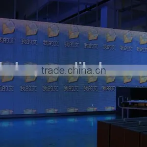 China Shenzhen Xxx Photos Indoor P16 Transparent Led Curtain Walls thumbnail-1