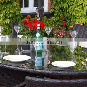 PE Rattan Outdoor Furniture Dining Table and Chair (DH-N9075) thumbnail-5