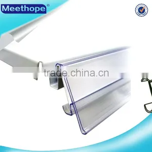 Supermarket Shelf Channel Plastic Extrusion Shelf Price Strips thumbnail-4