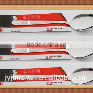 Supermarket Hotsell Stainless Steel Teaspoon With Paper Card Packing thumbnail-1