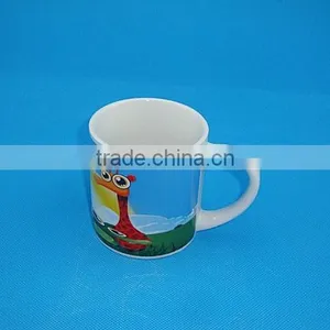 Funny Carton Design Porcelain Water Mug for Children thumbnail-3