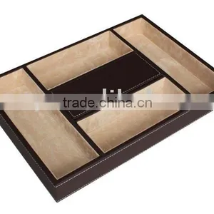 Customized Mens pu Leather Valet Tray thumbnail-1