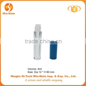 Hot-selling Bright Color Transparent Pink 8*1.2mm Cosmetic Lipgloss Tube Packaging thumbnail-1