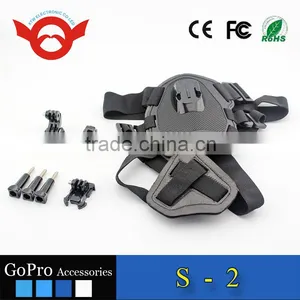 2016 New Wholesale Go Pro Fetch Chest Mount Dog Harness Belt Accessories Kit for Xiaomi yi Camera SJ4000 thumbnail-4