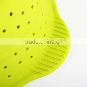 Promotional BPA Free Food Safety Silicone Collapsible Colander thumbnail-6