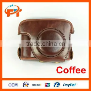 New Pu Leather Camera Bag for Canon Powershot G16 thumbnail-5
