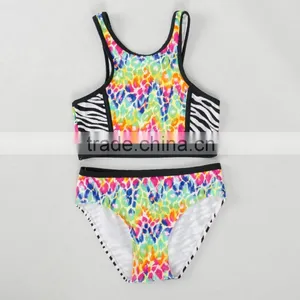 Trade Assurance OEM Service 2016 HOT Colorful Design Women / Girl Sexy Bikini Swimwear thumbnail-1