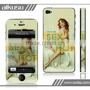 2013 Wow,sexy~custom 3m for Iphone4 Mobile Skin thumbnail-1