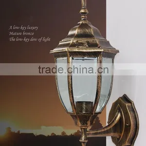 European Black Die-casting Zinc and Aluminun Garden Outdoor Wall Lamp thumbnail-1
