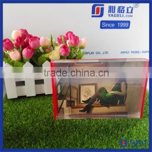 China Manufacturer Wholesale 4x6 Acrylic Frames Wholesale / New Style Acrylic Photofunia Photo Frame thumbnail-3