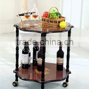 Wholesale Wooden Dining Room Trolley/serving Trolley/cleaning Trolley thumbnail-1