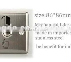 STAINLESS STEEL ELECTRIC SECURITY SYSTEM EXIT BUTTON thumbnail-4