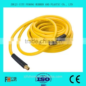 Yellow Color Textile Braid / Tire Cord Compressed Air Hose - 300psi thumbnail-1