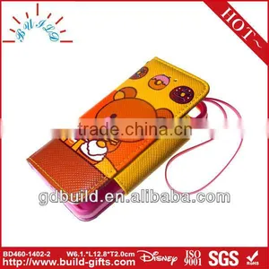 Leather Phone Case/pp Red Phone Case for s4 Mobile Phone thumbnail-3