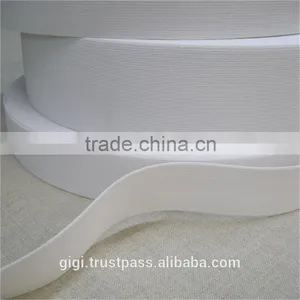 30mm Knitted Elastic, Knitted Elastic Tape, White Crochet Elastic Waistband thumbnail-4