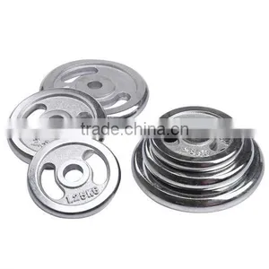 STANDARD CHROME PLATE/CHROME PLATE / CHROME PLATE WITH HANDLE CUT/chrome Dumbbell Plates thumbnail-1