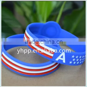 Custom Design Captain America Silicone Wristband Bracelet for Fans thumbnail-4