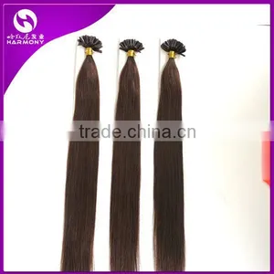 Wholesale 100% Brazilian Remy Virgin Hair 20'' 1g Strand u Tip Keratin Human Hair Extension for Black Women thumbnail-3