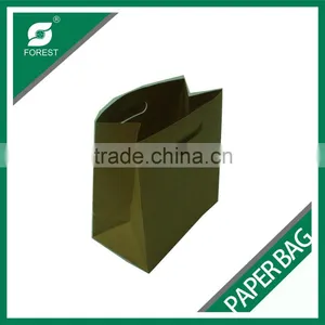 PE COATED KRAFT PAPER BAG WITH HANDLE DISPOSABLE FOOD PACKING BAGS WITH CUSTOM PRINT thumbnail-1