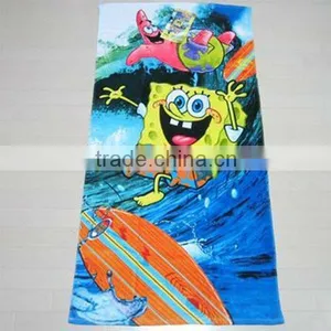 Wholesale Printed Spongebob Squarepants Photo Beach Towel thumbnail-1