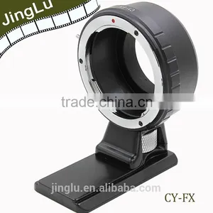 Lens Adapter Ring With Long Tripod CY-FX for Contax Lens to Fujifilm X-Pro1 Camera Body thumbnail-1