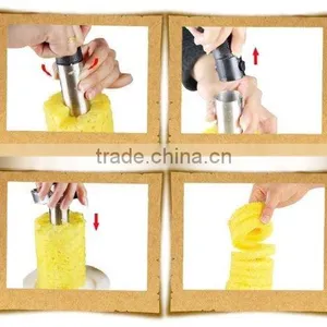 New Factory Stainless Steel Pineapple Slicer, Peeler & Corer thumbnail-5