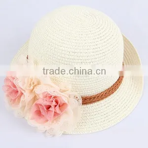 Women New Style Paper Straw Hat Summer Folding Straw Hats thumbnail-2