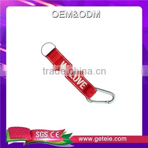 Foam Printing 2D Raised Logo Short Keychain Lanyard thumbnail-1