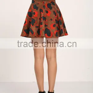 New Arrival Winter Casual Printing A-line Skirt thumbnail-2
