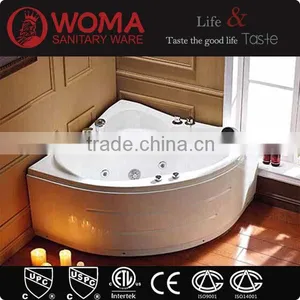 Small Whirlpool Spa Single Corner Massage Bathtub With CE/ROHS Approved thumbnail-1