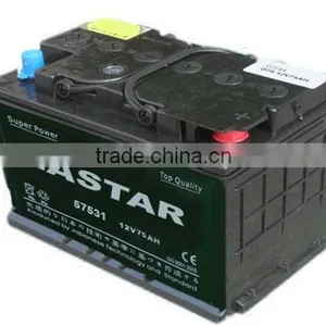 Car Battery 12v 75ah Maintenance Free Auto Battery for Truck thumbnail-2