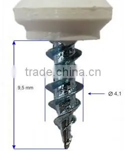 Nipple Screw With Plastic Head NIP117 for Aluplast, SKS, Menke thumbnail-1