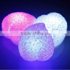Bright Colorful Heart Shaped LED Floating Light thumbnail-1